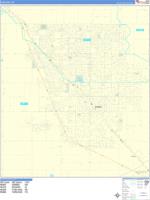 Turlock Wall Map Zip Code