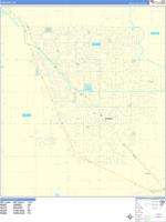 Turlock Wall Map Zip Code