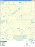 Wheaton Wall Map Zip Code