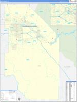 Ada, Id Wall Map Zip Code