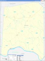 Adams, Oh Wall Map Zip Code