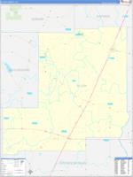 Allen Parish (), La Wall Map Zip Code