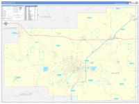 Allen, Oh Wall Map Zip Code