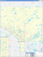 Anoka, Mn Wall Map Zip Code