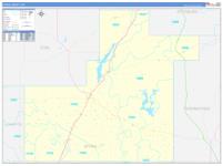 Atoka, Ok Carrier Route Wall Map