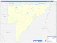 Baker, Ga Wall Map Zip Code