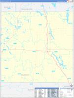 Barron, Wi Carrier Route Wall Map