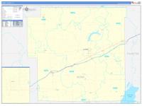 Bond, Il Carrier Route Wall Map