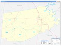 Boyle, Ky Wall Map Zip Code