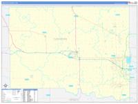 Canadian, Ok Carrier Route Wall Map