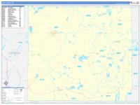 Cass, Mi Wall Map Zip Code