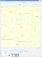 Cedar, Ia Wall Map Zip Code