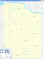 Cedar, Ne Wall Map Zip Code