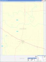 Childress, Tx Carrier Route Wall Map