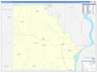 Clark, Mo Carrier Route Wall Map