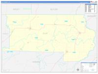 Clay, Ar Wall Map