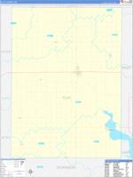 Clay, Ks Wall Map Zip Code