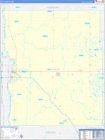 Clay, Mn Carrier Route Wall Map