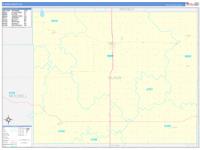 Cloud, Ks Wall Map