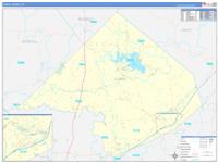 Comal, Tx Carrier Route Wall Map