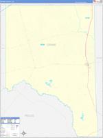 Crane, Tx Wall Map