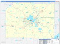 Dane, Wi Wall Map Zip Code