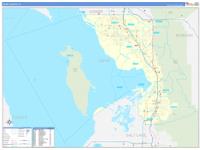 Davis, Ut Carrier Route Wall Map