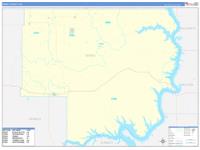 Dewey, Sd Wall Map Zip Code