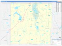 Dodge, Wi Carrier Route Wall Map