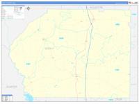 Dooly, Ga Wall Map Zip Code