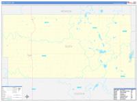 Eddy, Nd Carrier Route Wall Map