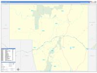 Elko, Nv Carrier Route Wall Map