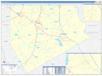 Ellis, Tx Wall Map Zip Code