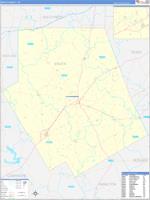 Erath, Tx Wall Map Zip Code