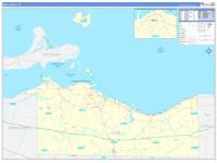 Erie, Oh Wall Map Zip Code