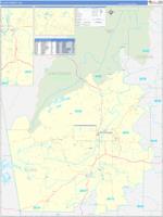 Floyd, Ga Wall Map Zip Code