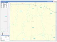 Gove, Ks Carrier Route Wall Map