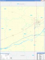 Hall, Ne Wall Map
