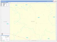 Hayes, Ne Wall Map Zip Code