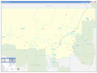 Iron, Ut Wall Map Zip Code