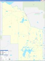 Iron, Wi Wall Map Zip Code