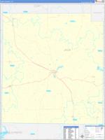 Jack, Tx Wall Map Zip Code