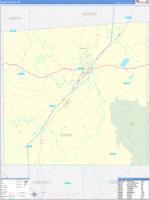 Jones, Ms Wall Map Zip Code