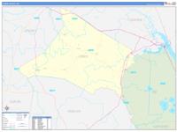 Jones, Nc Wall Map Zip Code