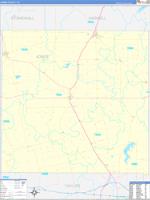 Jones, Tx Wall Map