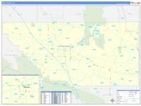 Kern, Ca Wall Map Zip Code