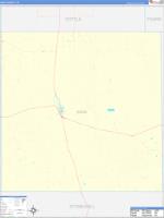 King, Tx Carrier Route Wall Map