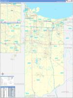 Lake, In Wall Map Zip Code