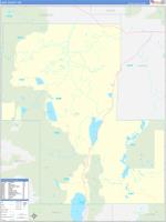 Lake, Or Wall Map Zip Code