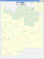 Latah, Id Wall Map Zip Code